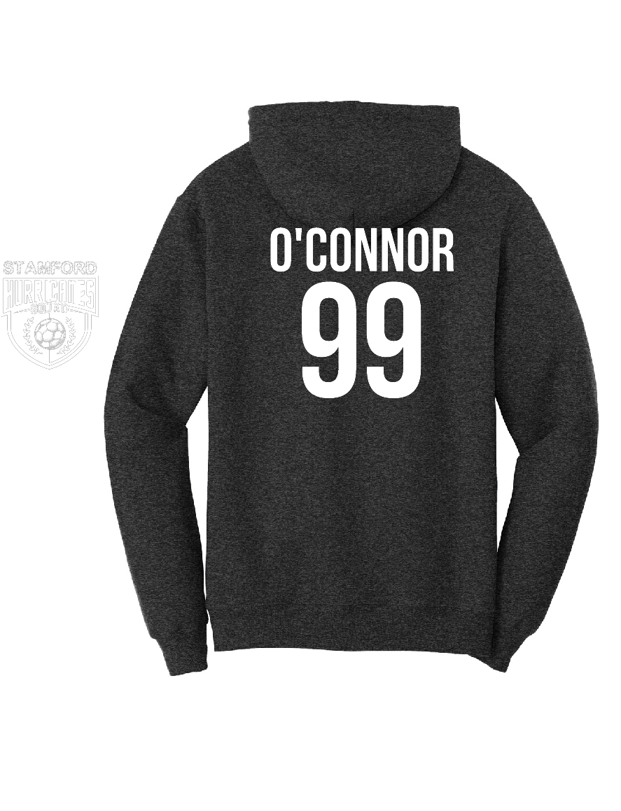 CUSTOM Stamford Hurricanes Squad Hoodie - Charcoal Gray