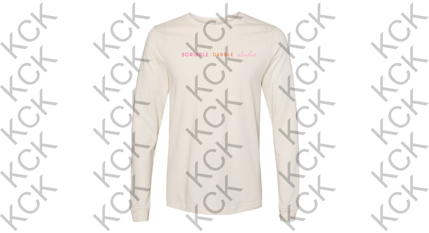 Scribble Dabble Studio- Adult Long Sleeve Shirt