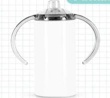 Load image into Gallery viewer, 12 oz Customizable Sippy cup with Handles

