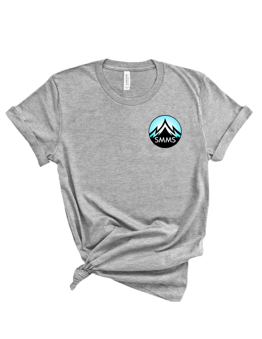 **WHOLESALE** Gray Scofield T-Shirt- NEW LEFT Chest Graphic